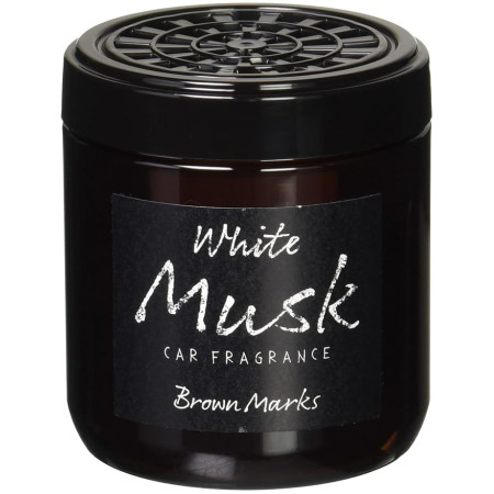 CARALL Brown Marks Gel White Musk Car Air Freshener | 160 gm